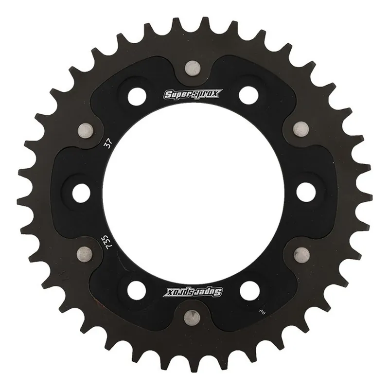 Akce Řetězová rozeta SUPERSPROX STEALTH RST-735:37-BLK černý 37 zubů, 520