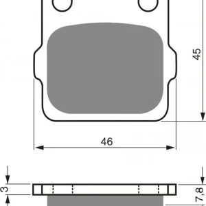 Sezónní Sleva Brzdové destičky GOLDFREN 007 S33 OFF-ROAD REAR