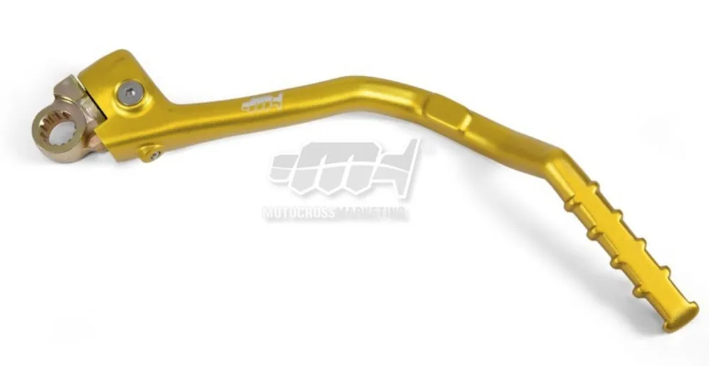 Super Cena M.C. STARTOVACÍ PÁKA (STOJAN) HLINÍKOVÁ ZLATÁ BARVA SUZUKI RMZ 250 11-15