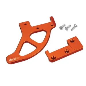 ACCEL HLINÍKOVÝ KRYT ZADNÍHO BRZDOVÉHO KOTOUČE KTM SX/SXF '04-'18, EXC/EXCF '04-'19 BARVA ORANŽOVÁ Omezená Nabídka