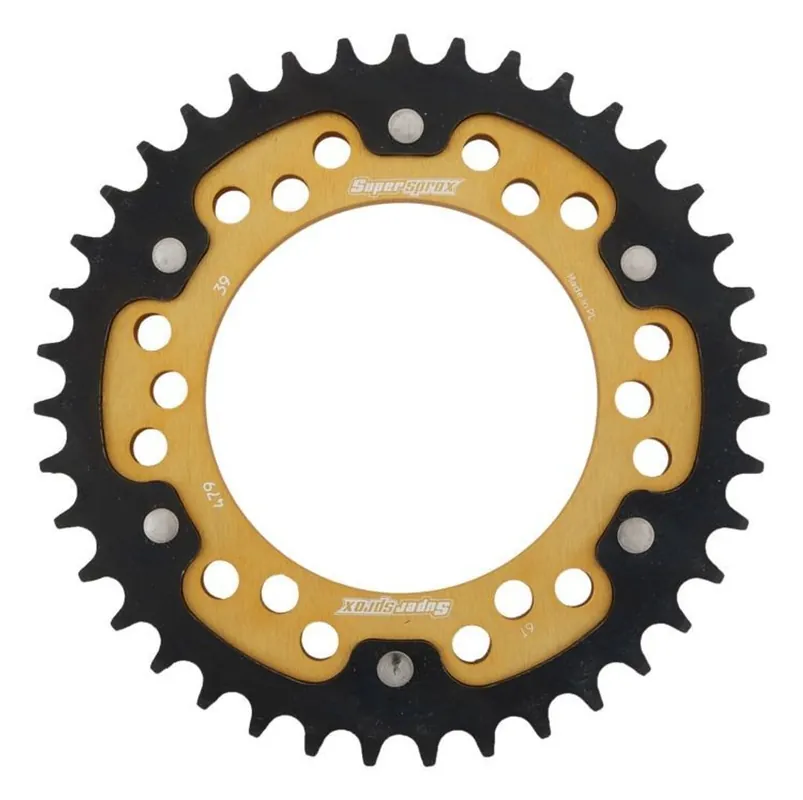 Řetězová rozeta SUPERSPROX STEALTH RST-479:39-GLD zlatá 39 zubů, 530 Nejlepší Cena