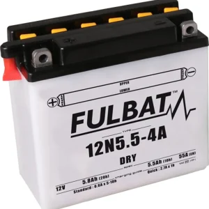 Originální Konvenční motocyklová baterie FULBAT 12N5.5-4A