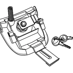 Zamykací mechanismus SHAD D1B29MAR pro SH26 a SH29 Omezená Nabídka