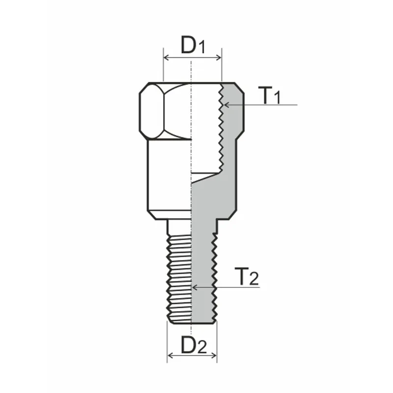 Adaptér na zpětné zrcátko RMS 121850070 M8 RH - M10 LH Rychlé Dodání