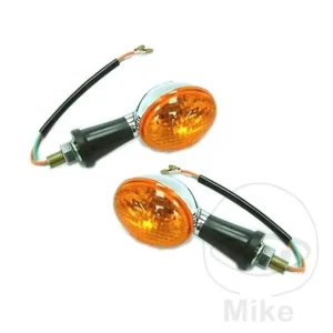 Top Prodej Blinkr JMP BL 1162 oválné chrom s oranžovým sklem