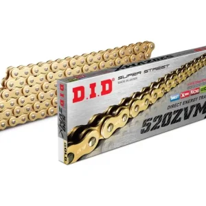 ZVM-X série X-Kroužkový řetěz D.I.D Chain 520ZVM-X 106 L Zlatá/Zlatá Hit Sezóny