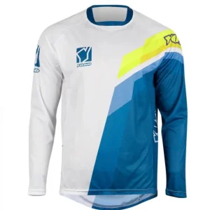 Motokrosový dres YOKO VIILEE bílý / modrý / žlutý L Vysoce Kvalitní